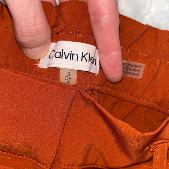 Calvin Klein Burnt Orange Pants - Picture 3 of 7